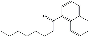 Heptyl 1-naphtyl ketone Struktur