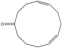 (4E,8Z)-Cyclododeca-4,8-dien-1-one Struktur