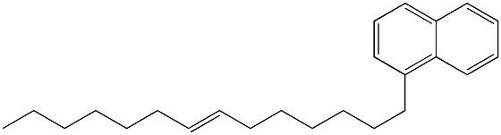 1-(7-Tetradecenyl)naphthalene Struktur