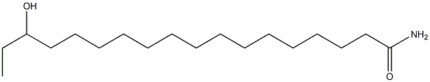 16-Hydroxyoctadecanamide Struktur