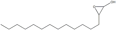 1,2-Epoxypentadecan-1-ol Struktur