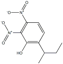 6-sec-Butyl-2,3-dinitrophenol Struktur