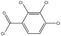 2,3,4-Trichlorobenzoic acid chloride Struktur