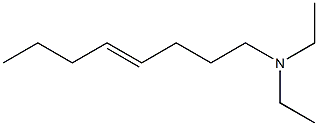 N,N-Diethyl-4-octen-1-amine Struktur