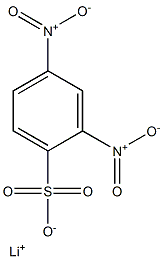 2,4-Dinitrobenzenesulfonic acid lithium salt Struktur