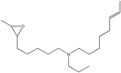 N-Propyl-N,N-di(6-octenyl)amine oxide Struktur