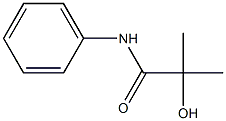 2-Hydroxy-2-methyl-N-(phenyl)propionamide Struktur