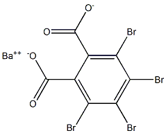 3,4,5,6-Tetrabromophthalic acid barium salt Struktur