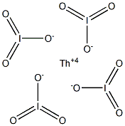 Tetraiodic acid thorium(IV) salt Struktur