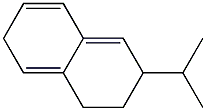 2,3,4,6-Tetrahydro-2-isopropylnaphthalene Struktur