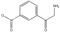 2-amino-1-(3-nitrophenyl)ethanone Struktur