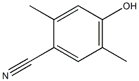 4-hydroxy-2,5-dimethylbenzonitrile Struktur