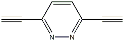 3,6-diethynylpyridazine Struktur