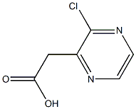 (3-Chloropyrazin-2-yl)-acetic acid Struktur