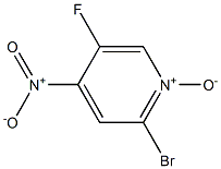 2-broMo-5-fluoro-4-nitropyridine n oxide Struktur