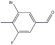 5-BroMo-3-fluoro-4-Methylbenzaldehyde Struktur