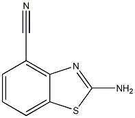 2-AMinobenzo[d]thiazole-4-carbonitrile Struktur