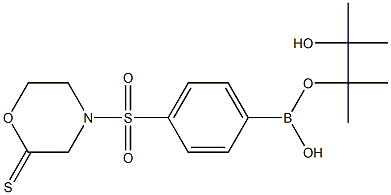 4-(Thiomorpholinosulfonyl)phenylboronic acid pinacol ester Struktur