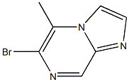 6-Bromo-5-methylimidazo[1,2-a]pyrazine Struktur