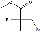 Methyl 2,3-dibromo-2-methylpropanoate Struktur