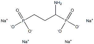 Aminotrimethylenephosphonic acid tetrasodium salt Struktur