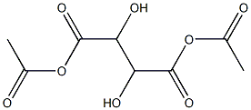 Diacetyl tartaric acid Struktur