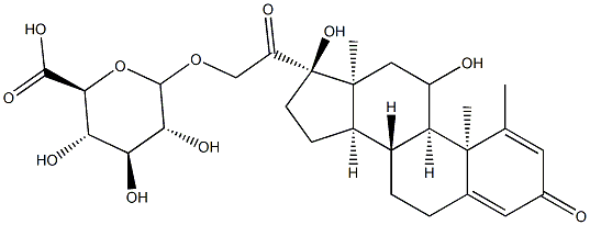 Methylprednisolone Glucuronide Struktur