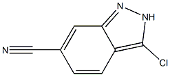 3-Chloro-2H-indazole-6-carbonitrile Struktur