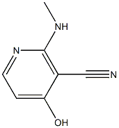 4-Hydroxy-2-methylamino-nicotinonitrile Struktur