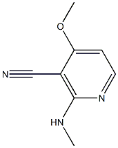 4-Methoxy-2-methylamino-nicotinonitrile Struktur