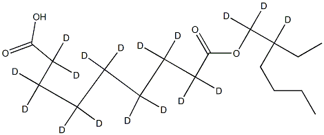 Azelaic Acid 2-Ethylhexyl Ester-d17 Struktur