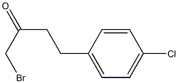 1-Bromo-4-(4-chlorophenyl)butan-2-one Struktur