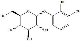 Pyrogallol a-D-glucopyranoside Struktur