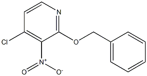 2-Benzyloxy-4-chloro-3-nitro-pyridine Struktur