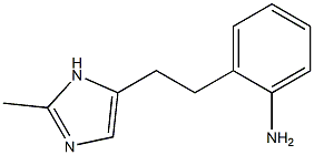 2-[2-(2-METHYL-IMIDAZOL-4-YL)-ETHYL]-PHENYLAMINE Struktur