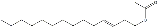 (3E)-3-Tetradecenyl acetate Struktur