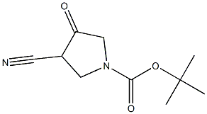 1-Boc-3-cyano-4-pyrrolidone Struktur