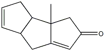 3a-Methyl-3,3a,3b,4,6a,7-hexahydro-2H-cyclopenta[a]pentalen-2-one Struktur