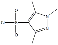 1,3,5-Trimethyl-1H-pyrazole-4-sulphonyl chloride 97% Struktur