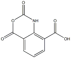 1,4-Dihydro-2,4-dioxo-2H-3,1-benzoxazine-8-carboxylic acid Struktur