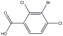 3-Bromo-2,4-dichlorobenzoic acid Struktur