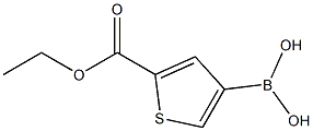 Ethyl 4-boronothiophene-2-carboxylate Struktur