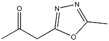 1-(5-Methyl-1,3,4-oxadiazol-2-yl)acetone Struktur