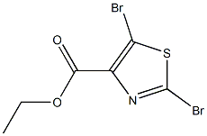 Ethyl 2,5-dibromo-1,3-thiazole-4-carboxylate Struktur