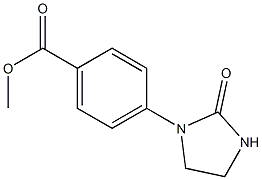 Methyl 4-(2-oxoimidazolidin-1-yl)benzoate Struktur