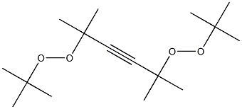 2,5-dimethyl-2,5-di(tert-butylperoxy)hex-3-yne Struktur