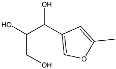 1-(5'-methylfur-3'-yl)propane-1,2,3-triol Struktur