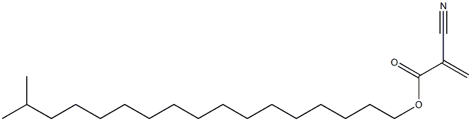 isostearyl-2-cyanoacrylate Struktur