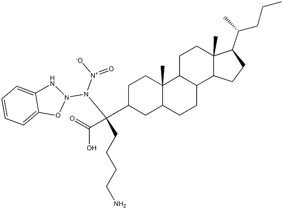 cholyl-nitrobenzoxadiazolyl-lysine Struktur