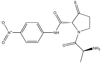 thioxoalanylproline 4-nitroanilide Struktur